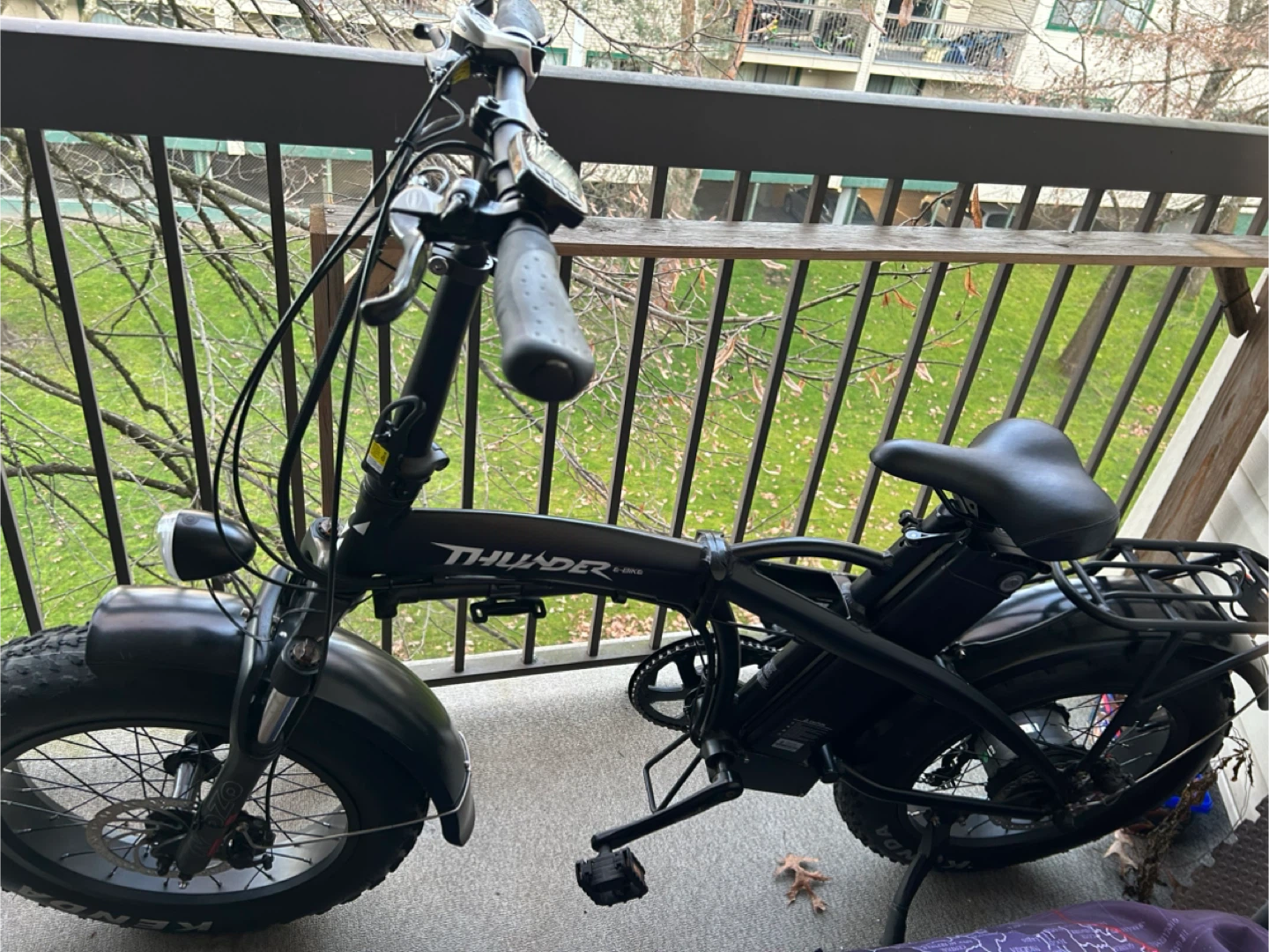 Folding Thunder F500 E-bike 20"x4"