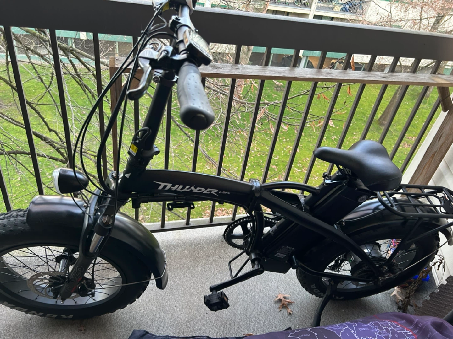 Folding Thunder F500 E-bike 20"x4" - photo 2