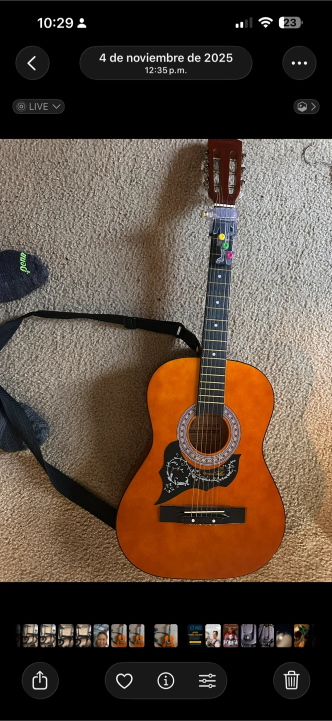 Acoustic Guitar with Strap