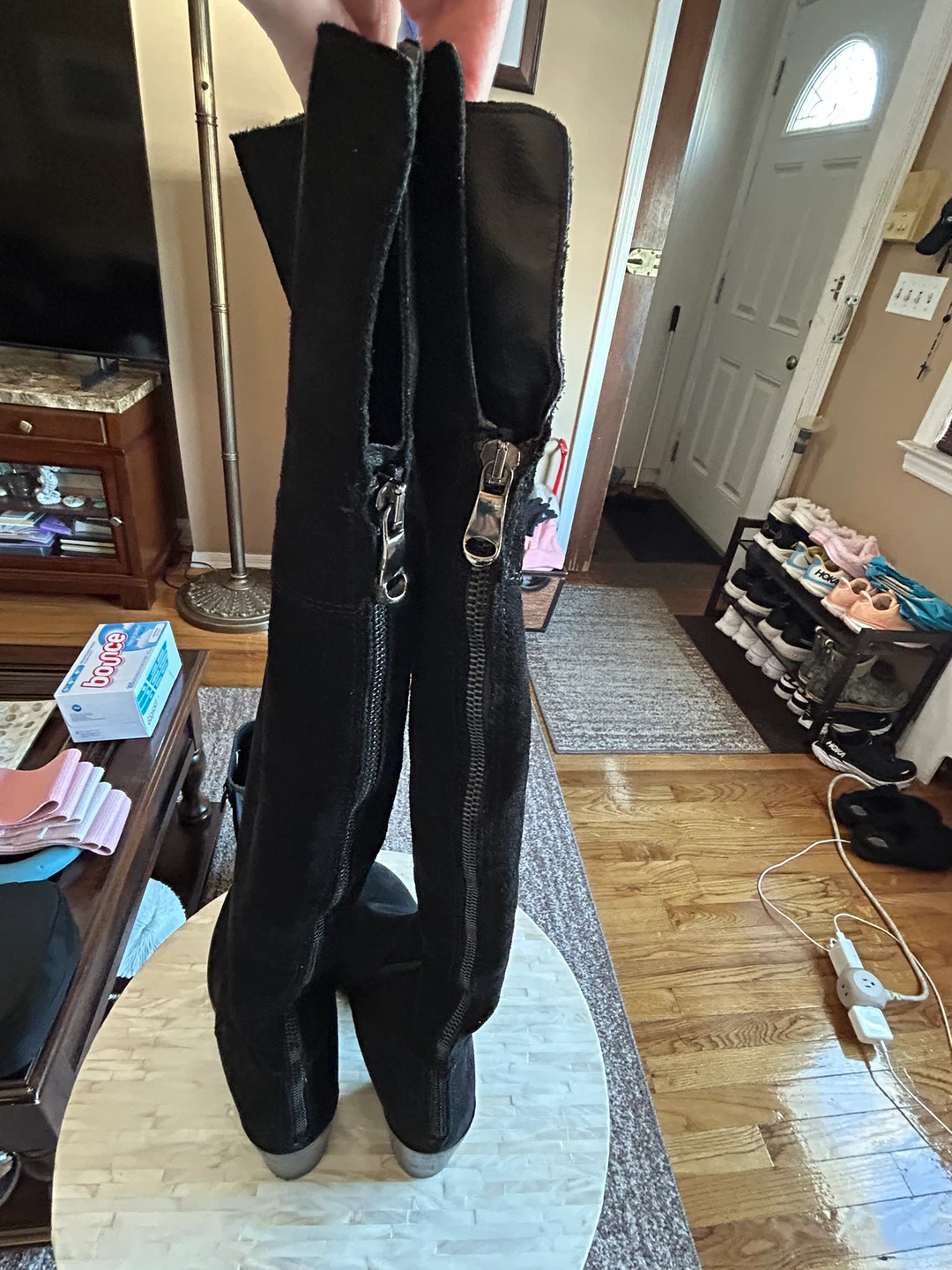 Over Knee Suede Boots/Like New/Size 8 - photo 2