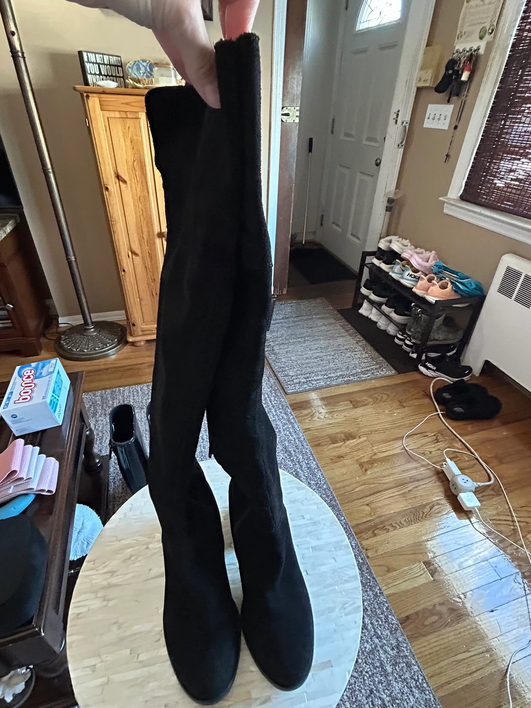 Over Knee Suede Boots/Like New/Size 8