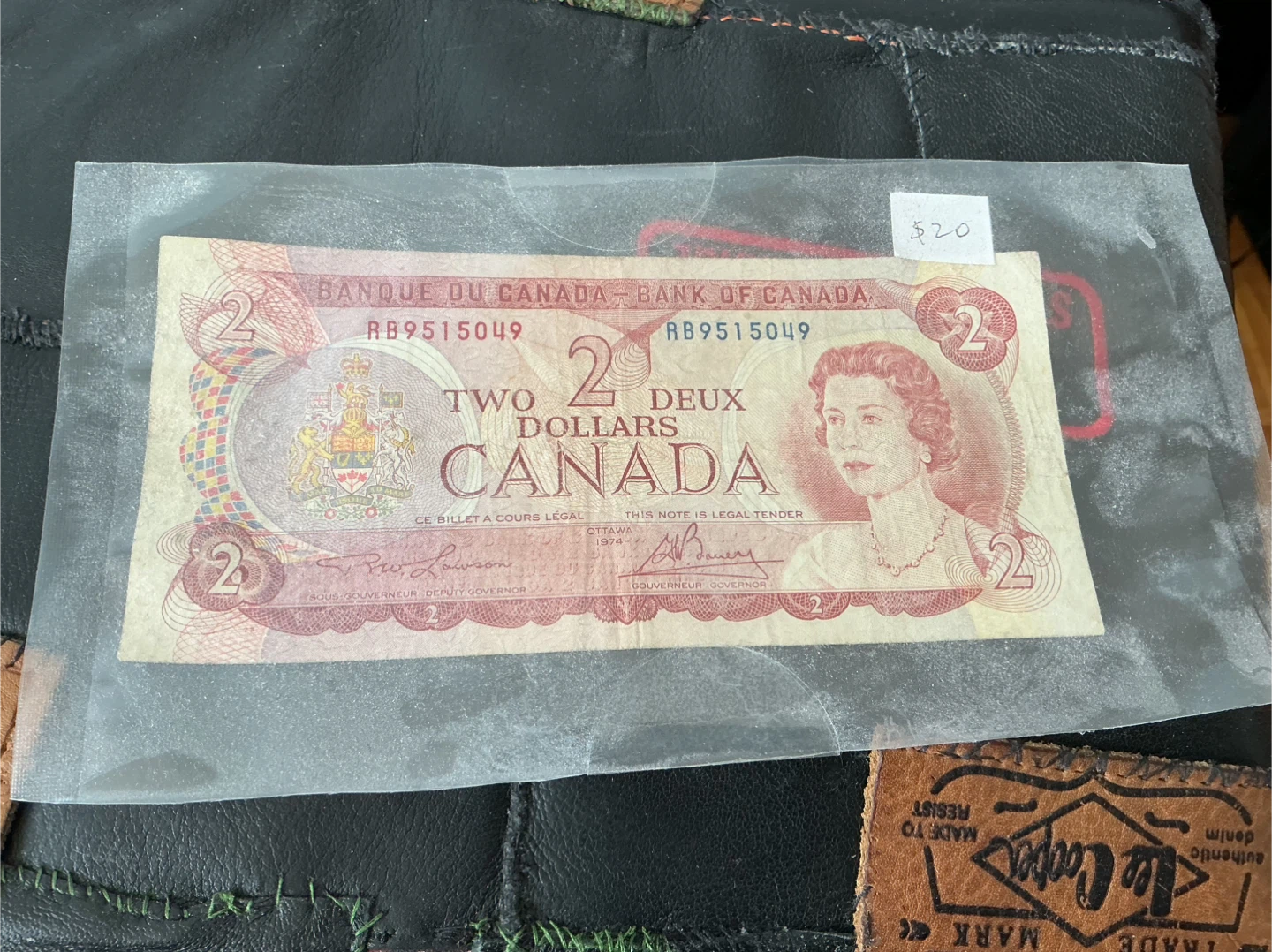 Antique Canada banknote