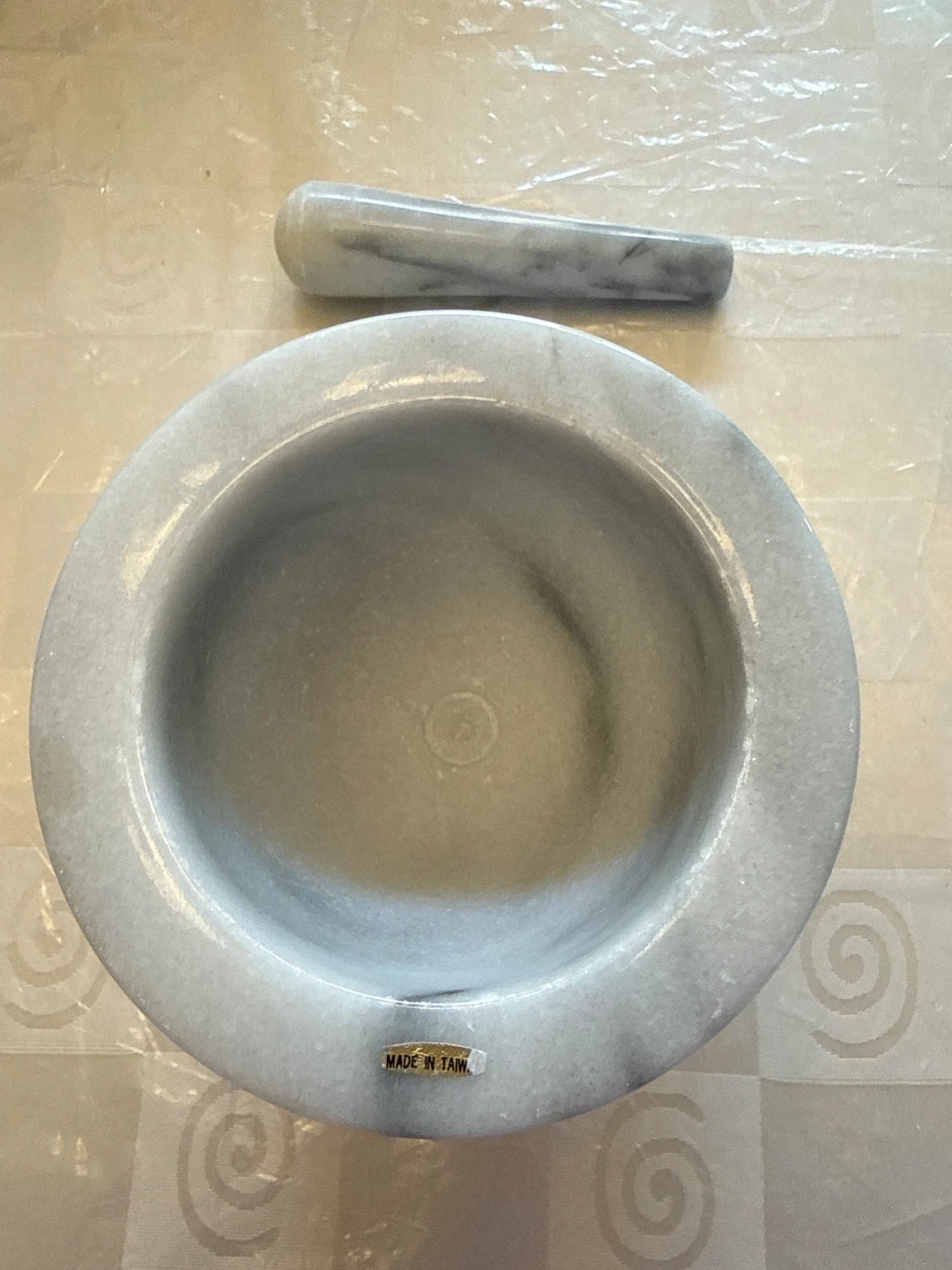 Marble Mortar and Pestle - photo 2