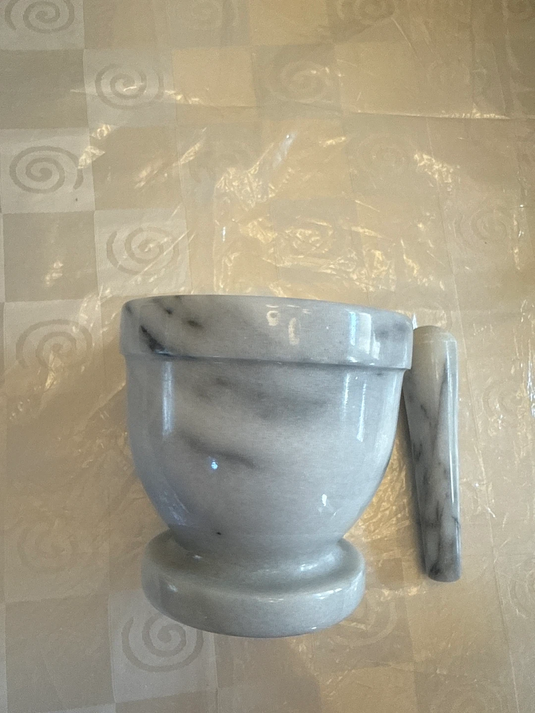 Marble Mortar and Pestle - photo 3