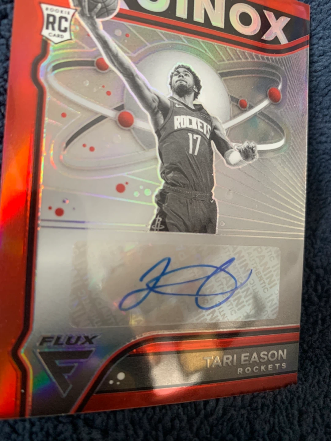 2022-23 Panini Flux TARI EASON AUTO RED 03/35 - photo 2