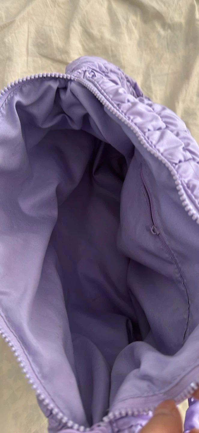 Light Purple Puffer Shoulder Bag - photo 5