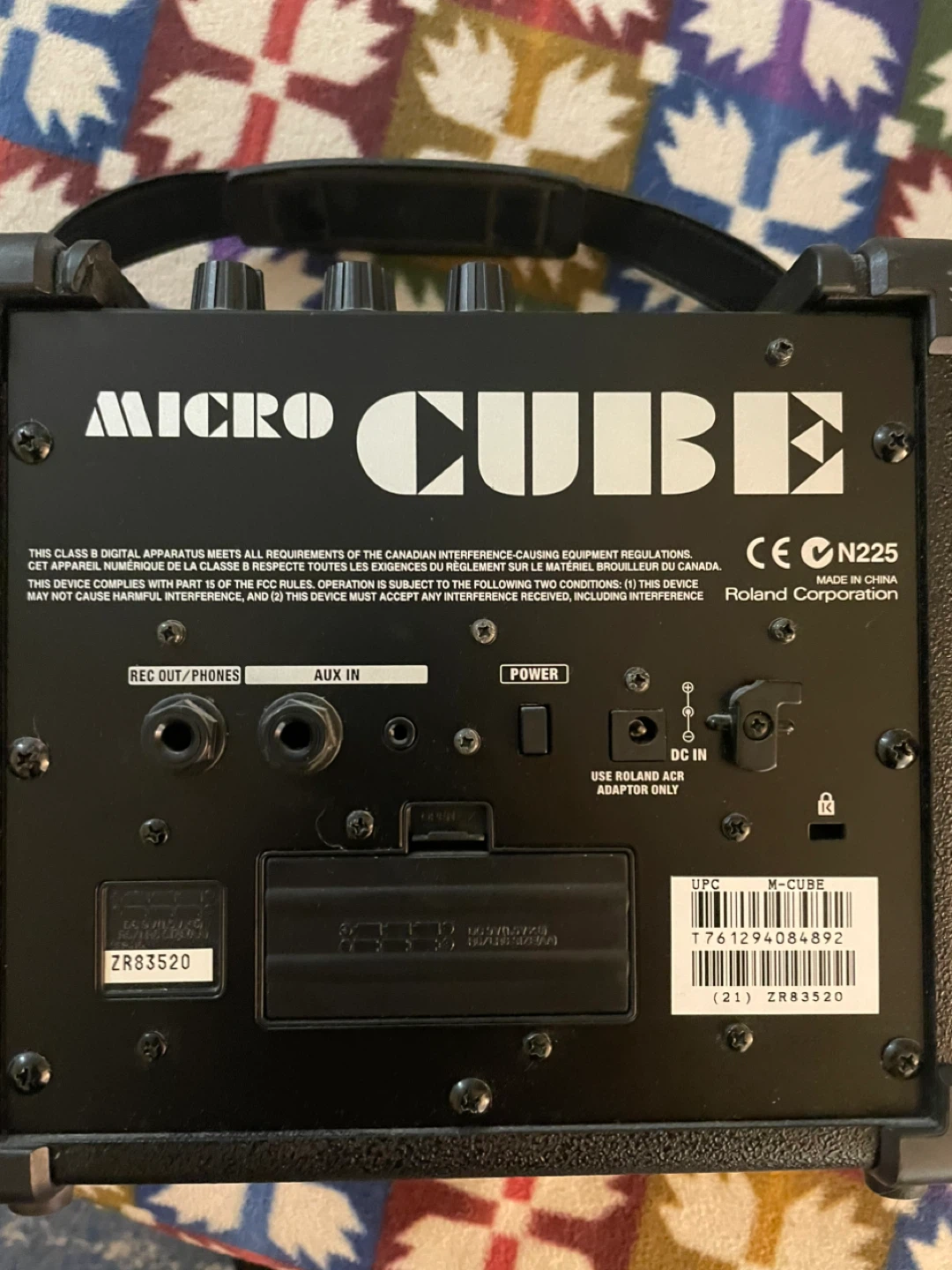 Roland Micro Cube combo guitar amp - photo 5
