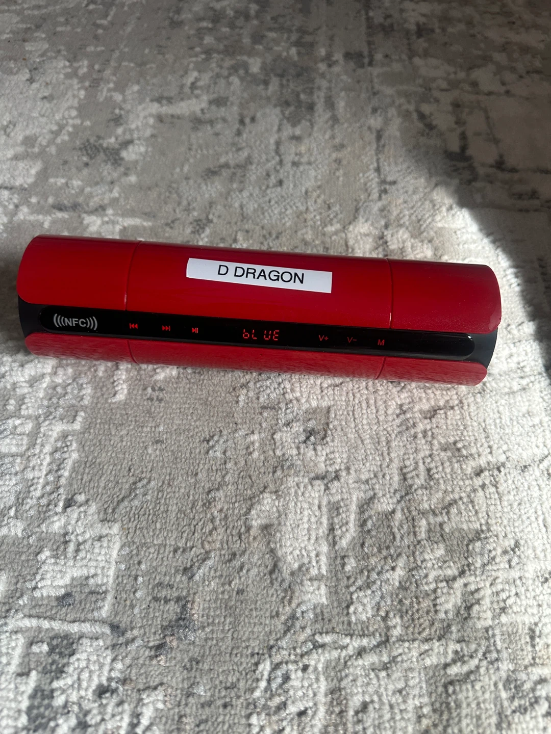 Red D Dragon Portable Bluetooth Speaker