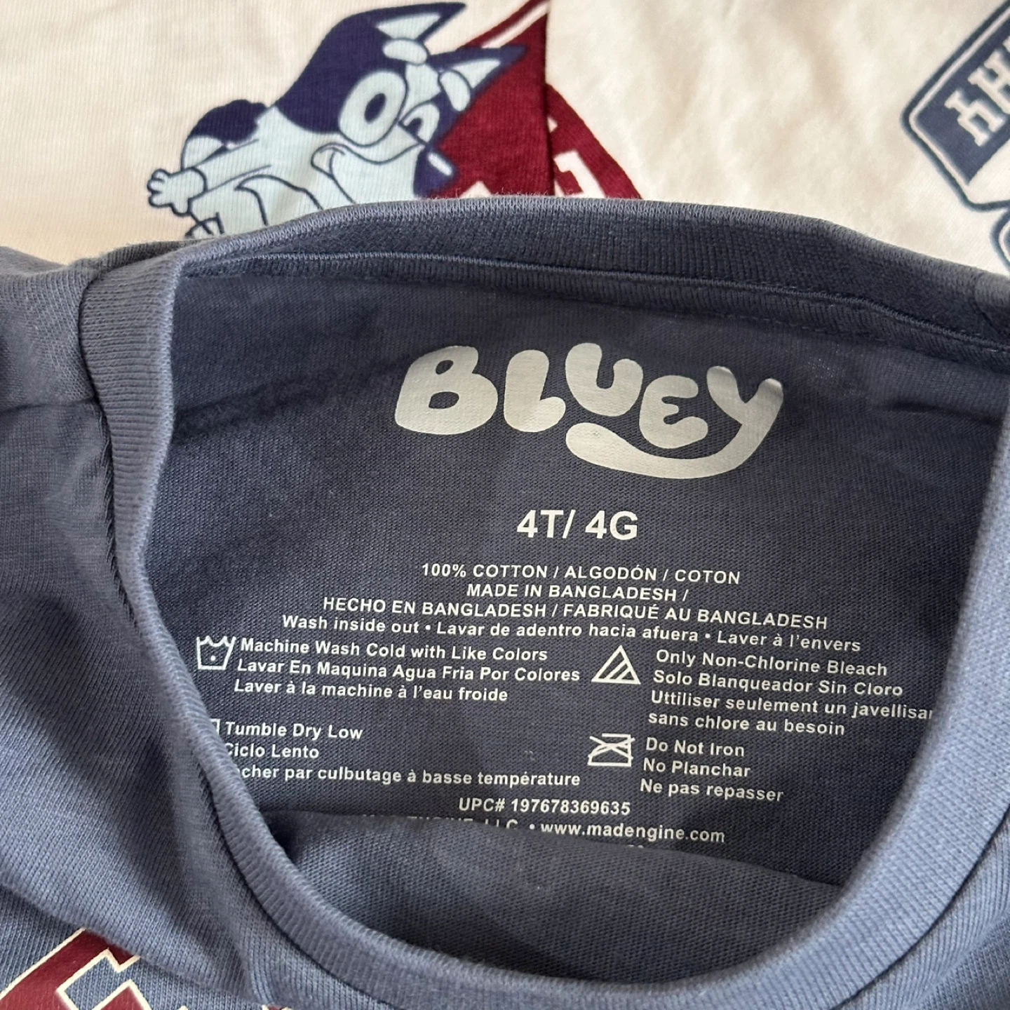 NWT Bluey T-Shirts Size 4T (2 Pack) - photo 3