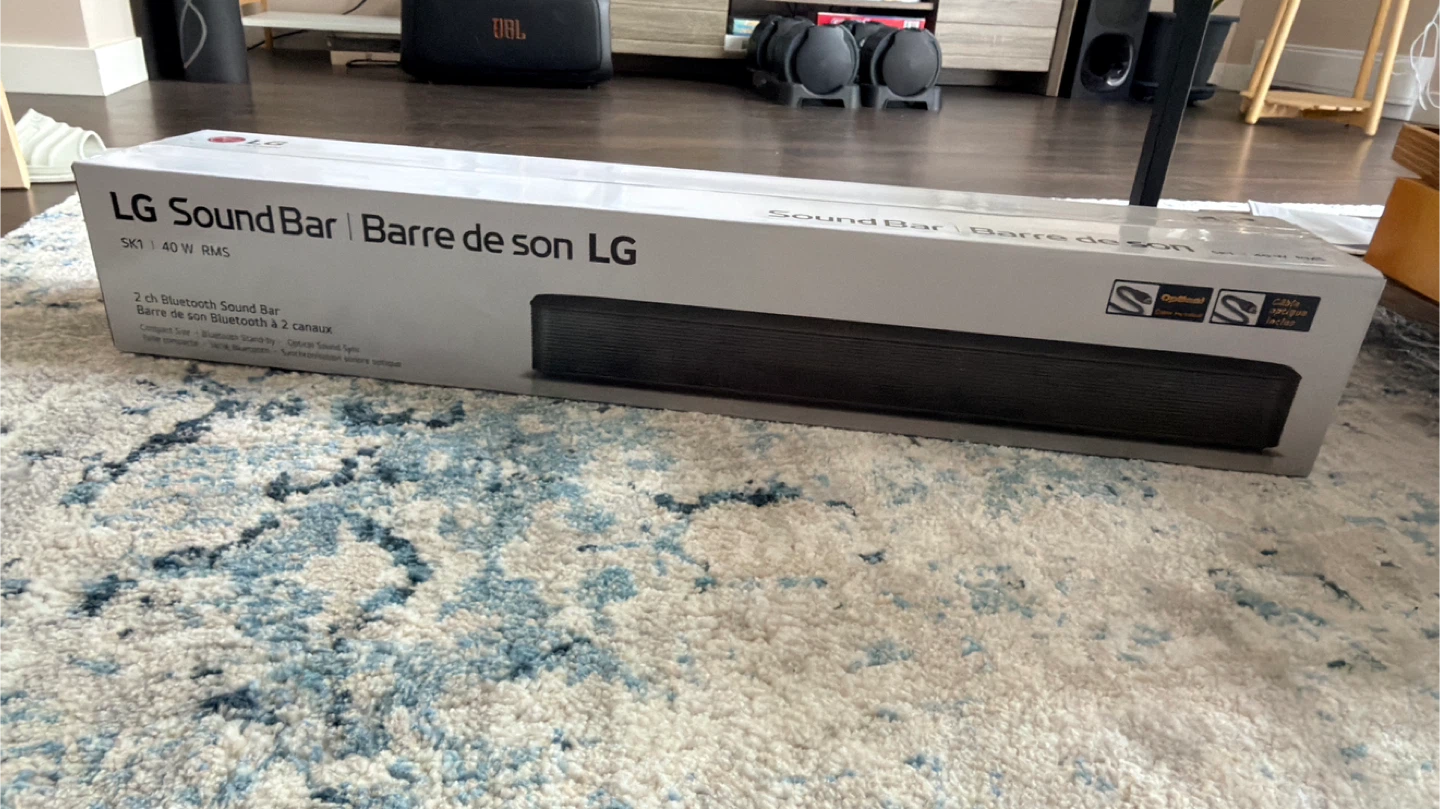 LG SK1 Sound Bar, new in box