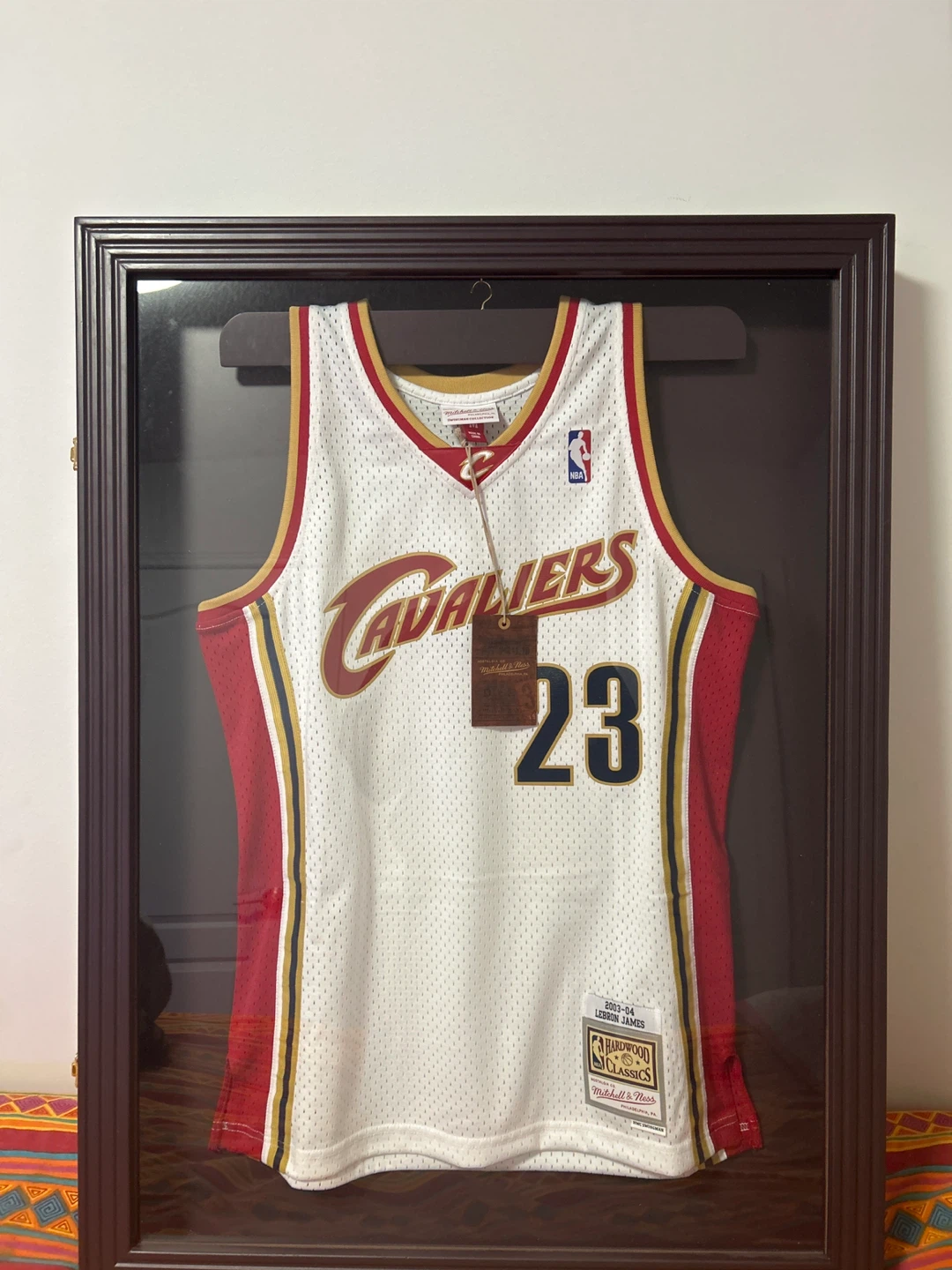 LeBron James Cleveland Cavaliers Jersey with Frame