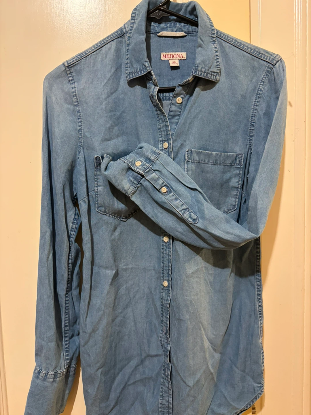 Merona Women's soft Denim Shirt - photo 5