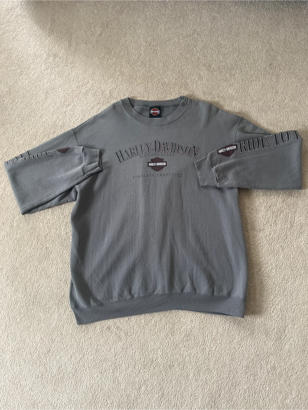 Harley-Davidson Motorcycles Graphic Sweatshirt size large