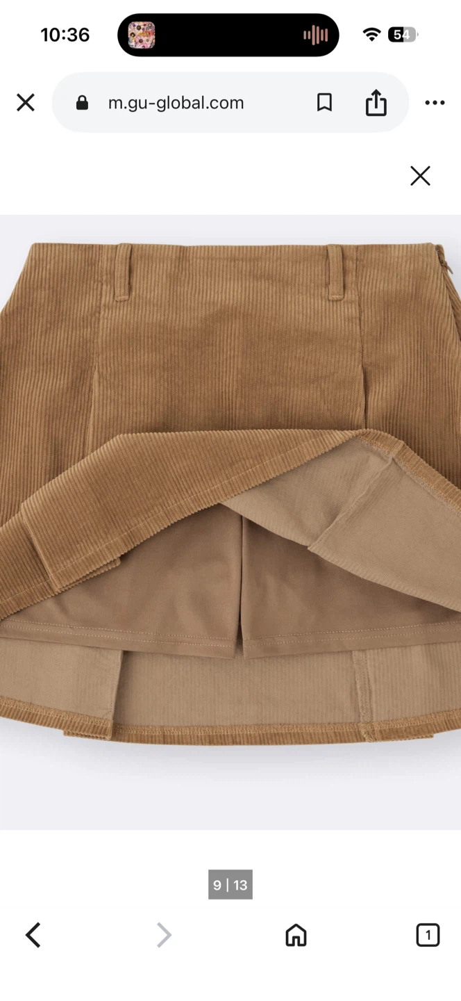 Corduroy Mini Skirt - photo 2