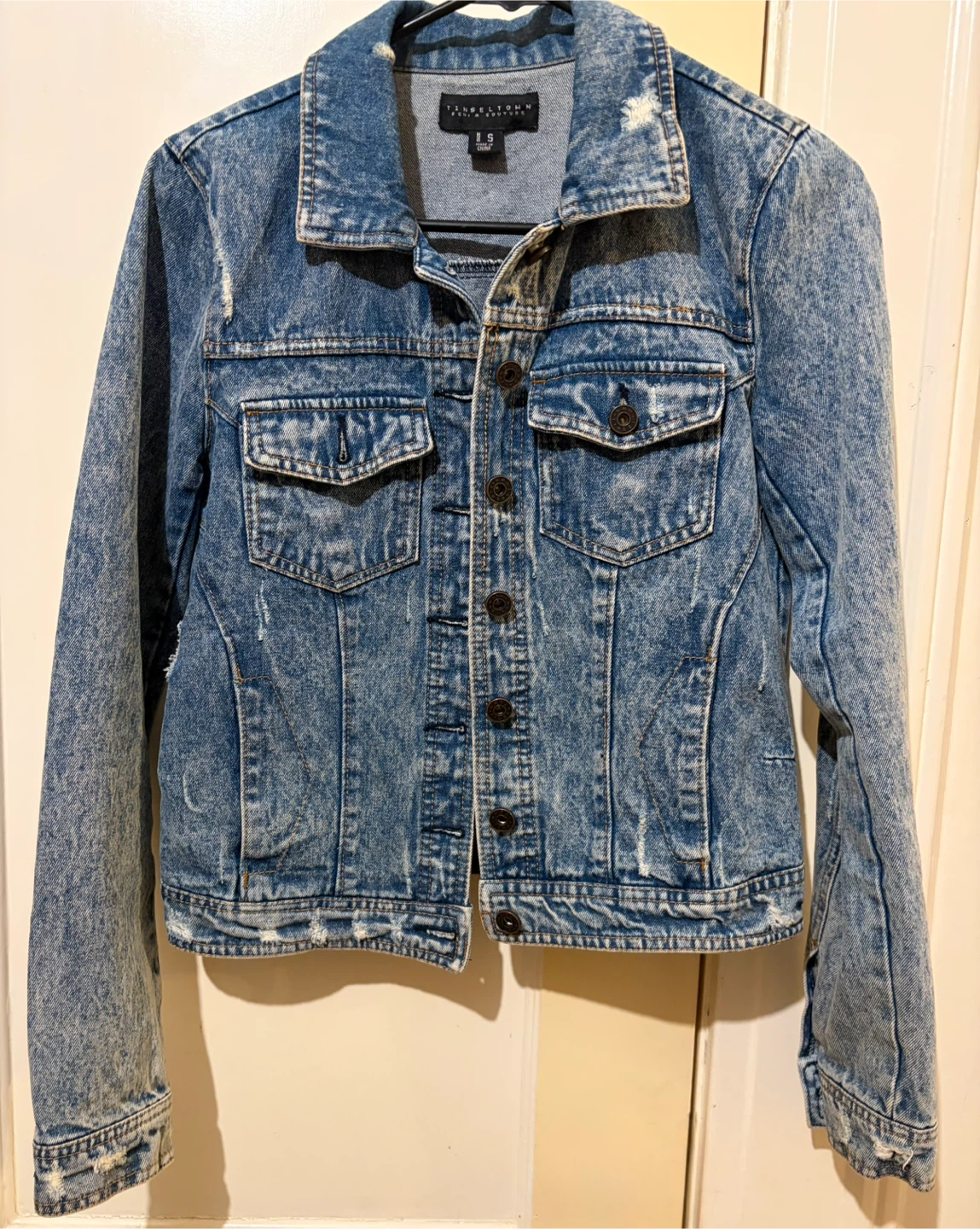 Distressed Denim Jacket