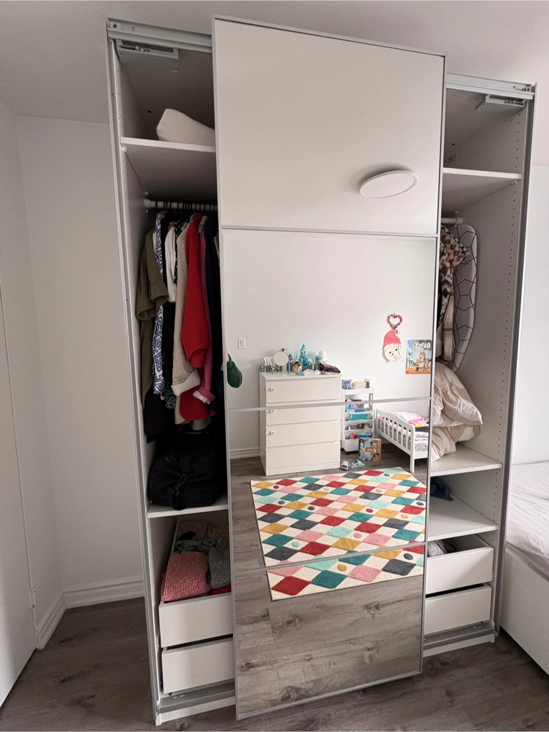 IKEA PAX / AULI Wardrobe with Sliding Doors - photo 4