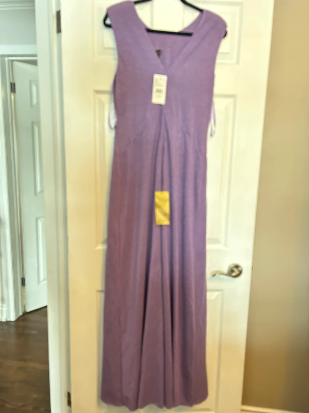 Purple Sleeveless Maxi Dress - photo 3