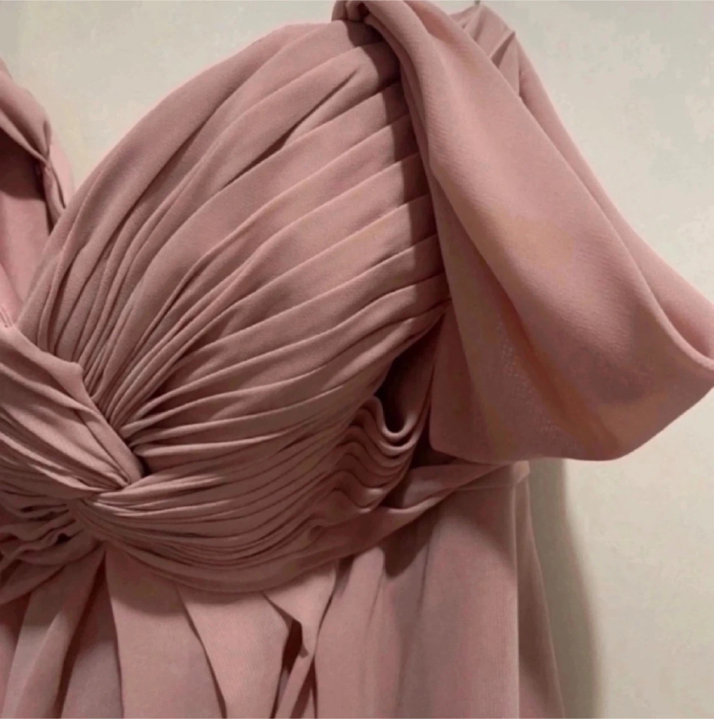 Dusty rose chiffon dress-us size 8 - photo 5