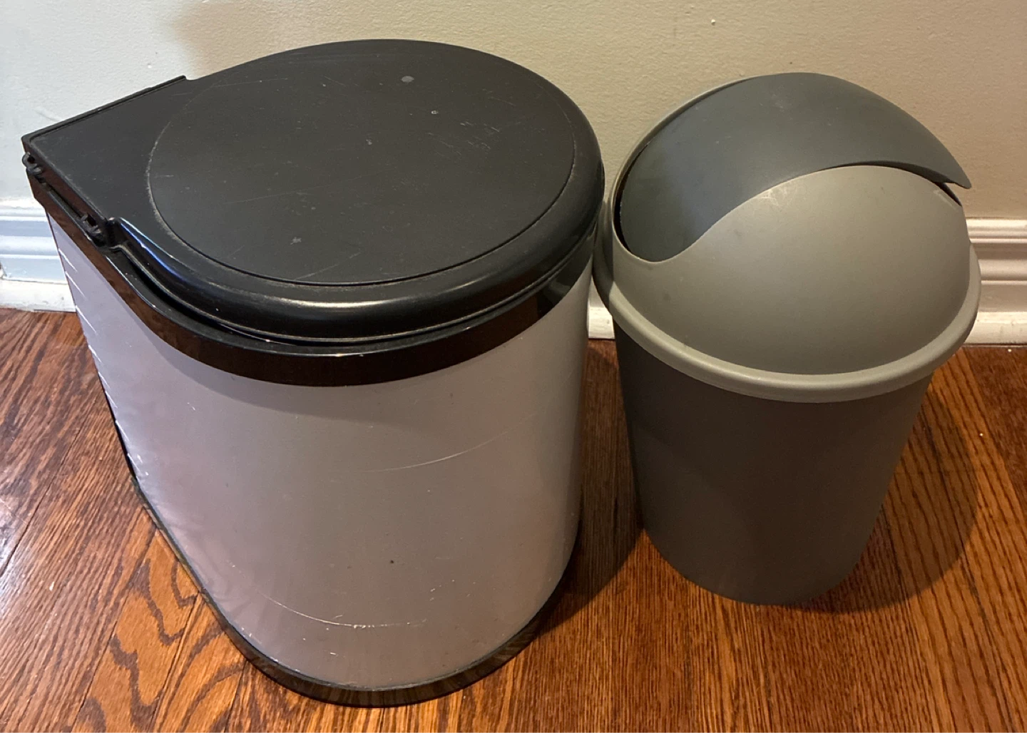 Two Trash Cans