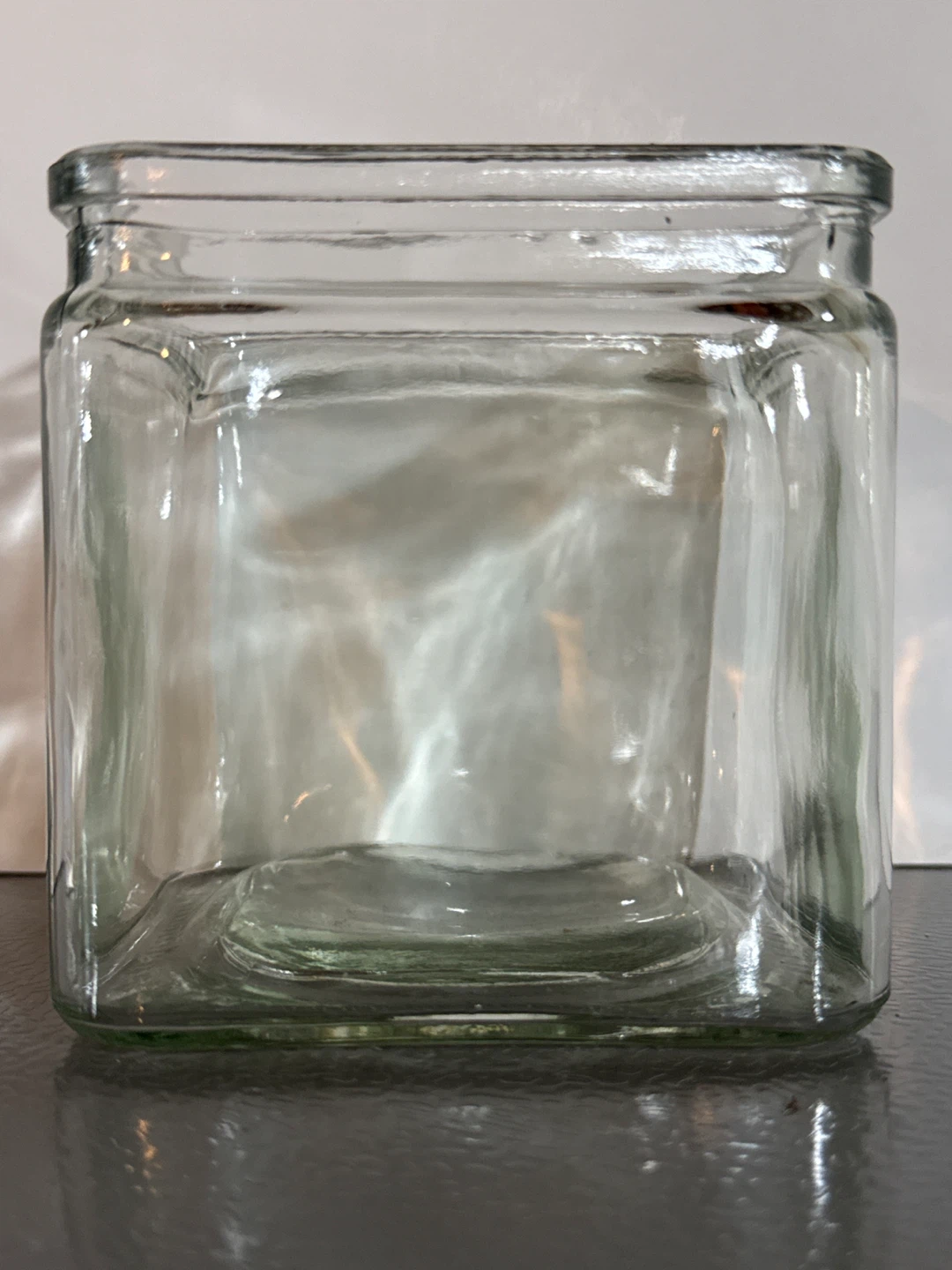 Clear Glass Pot