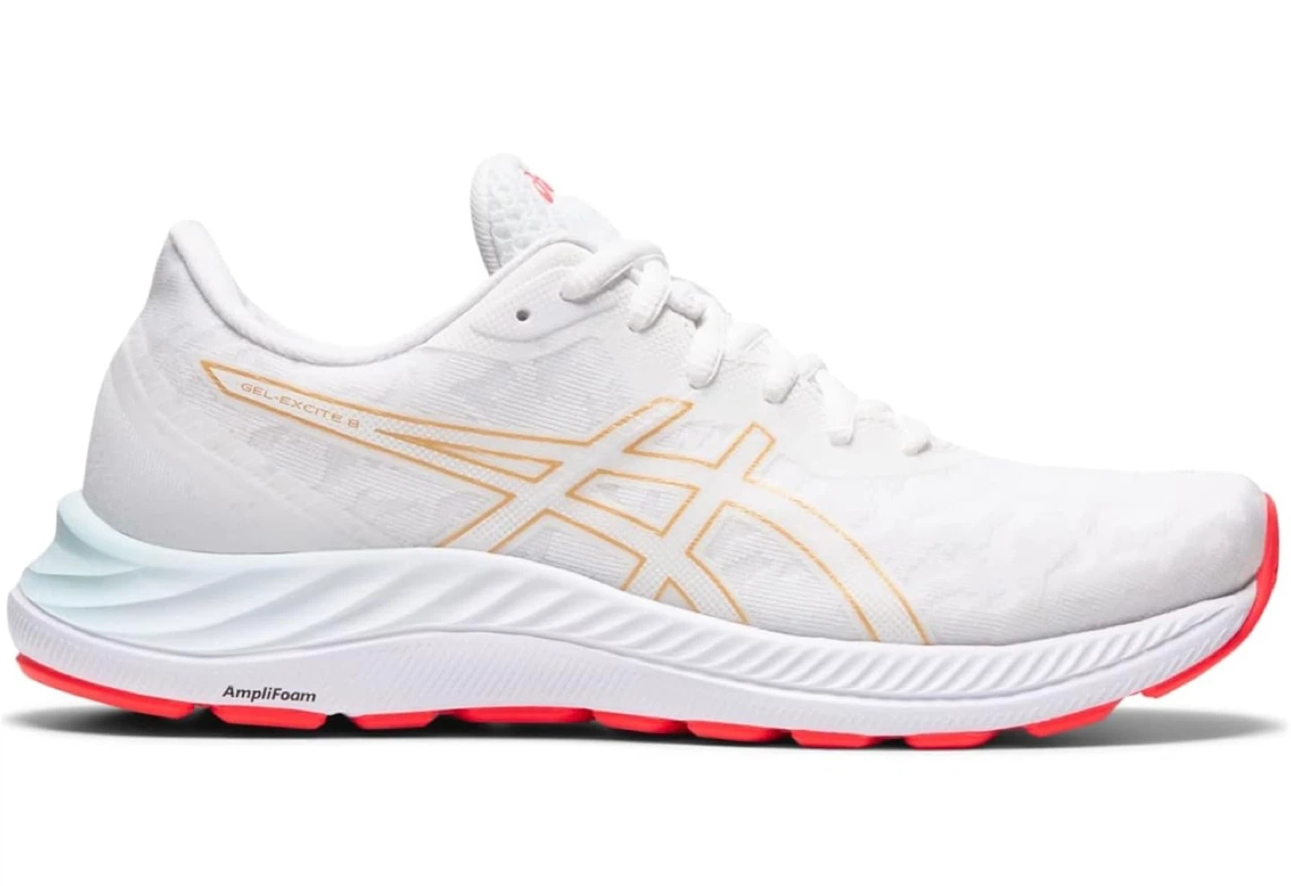 ASICS Gel-Excite 9 White/Gold Running Shoes