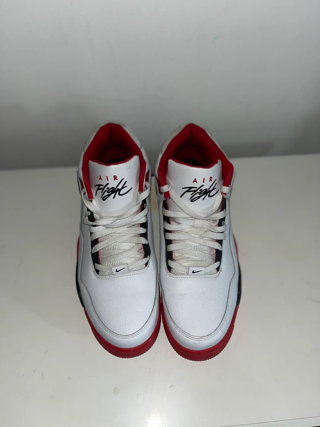 Nike Air Flight BQ4212-100 White Red Shoes US 12