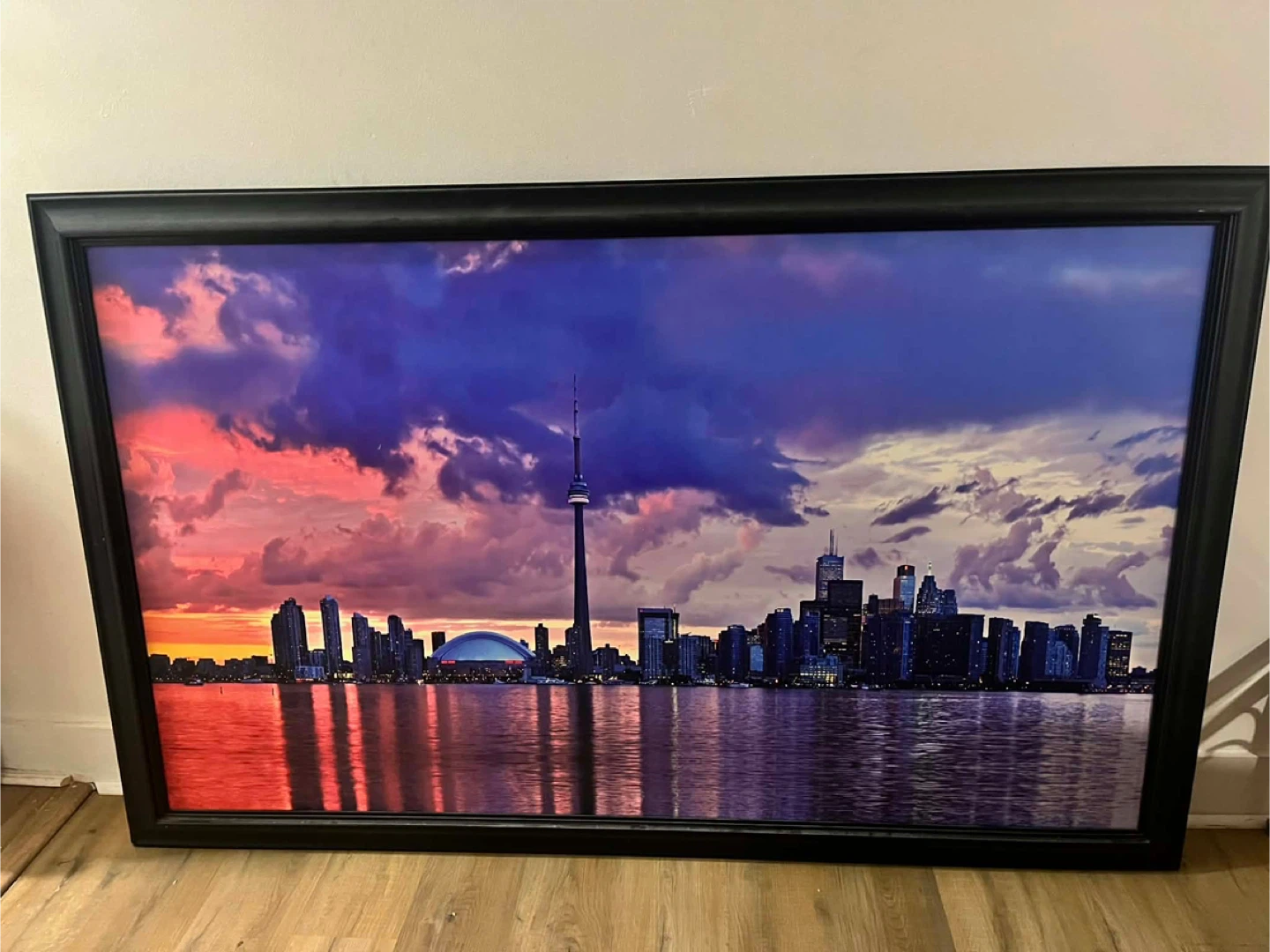 Framed Toronto Skyline Art Print