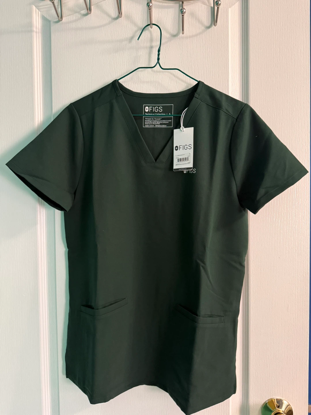 FIGS Casma Scrub Top - British Racing Green - S - photo 2
