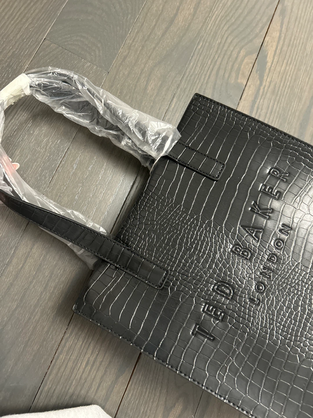 Ted Baker London Black Croc Embossed Tote Bag - photo 5