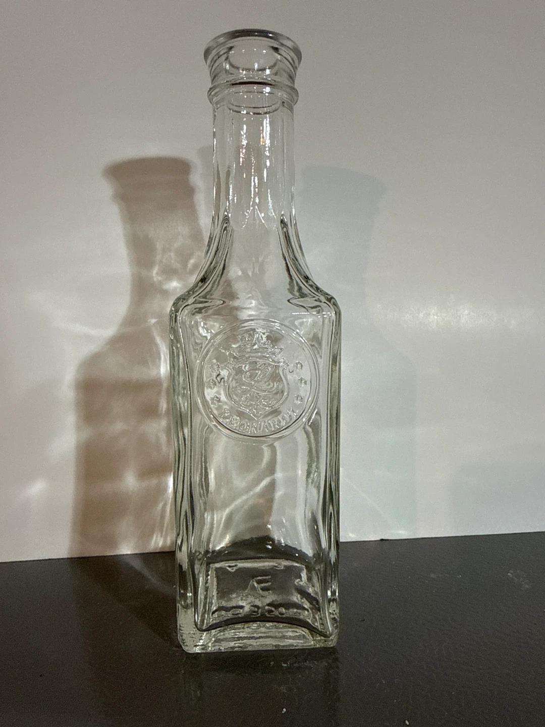Embossed Glass Bottle