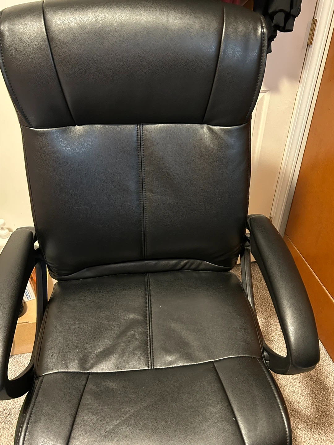 Black Leather Office Chair