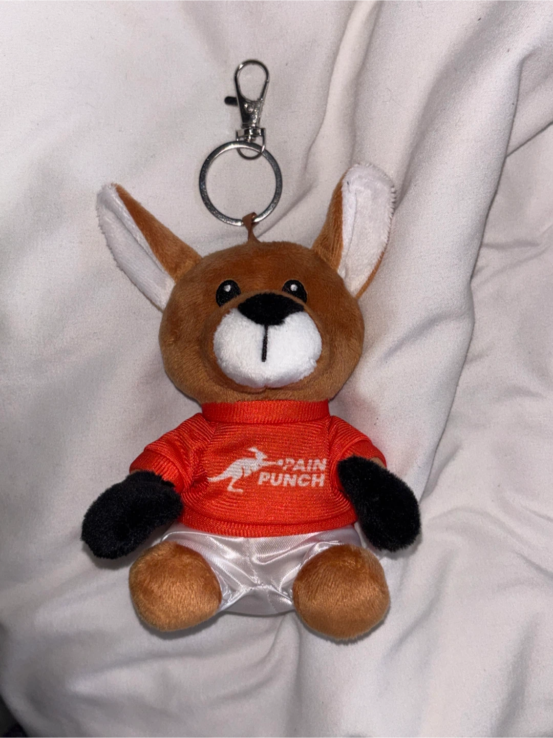 Pain Punch Kangaroo Plush Keychain