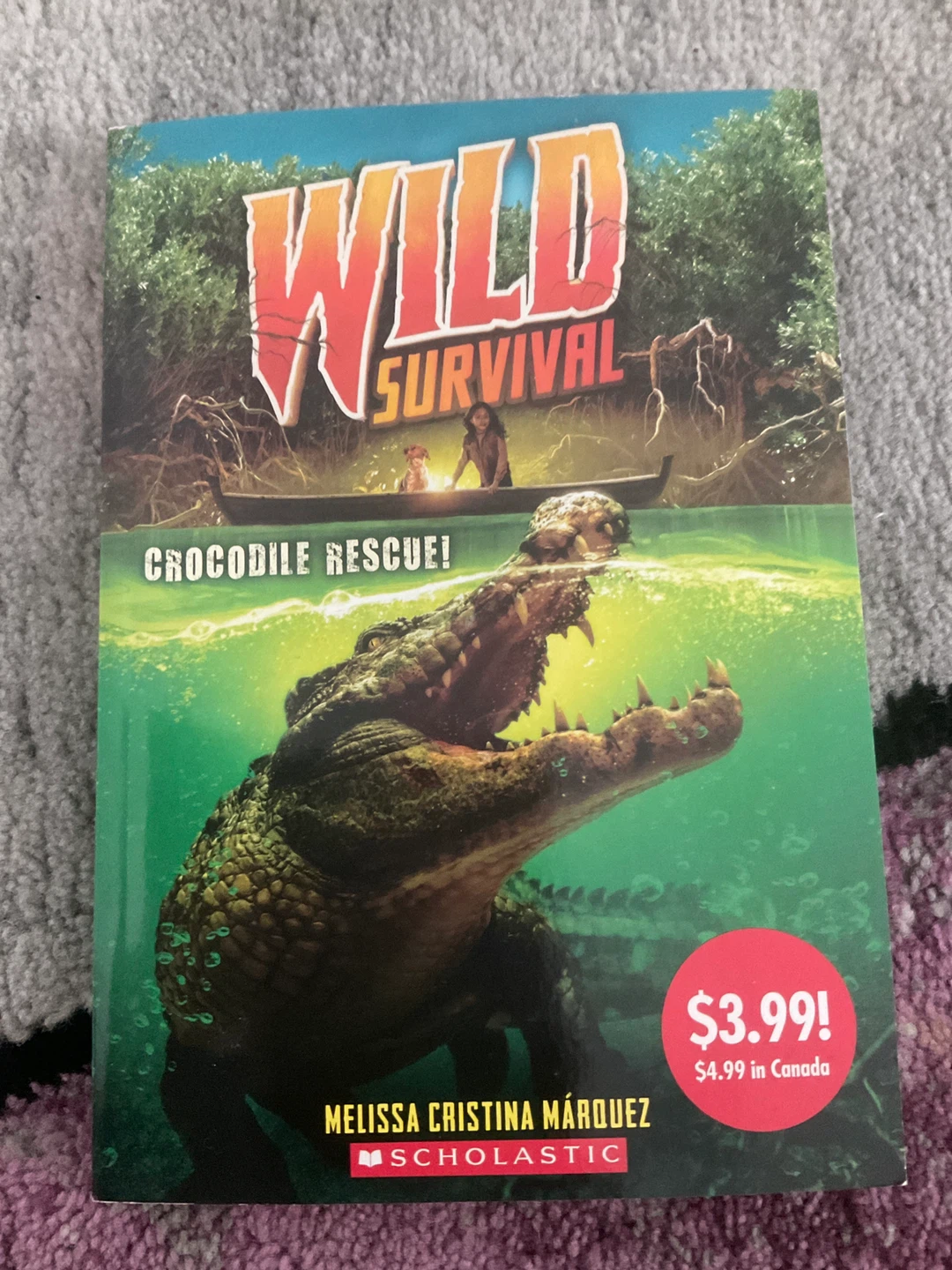 Wild Survival: Crocodile Rescue! Book