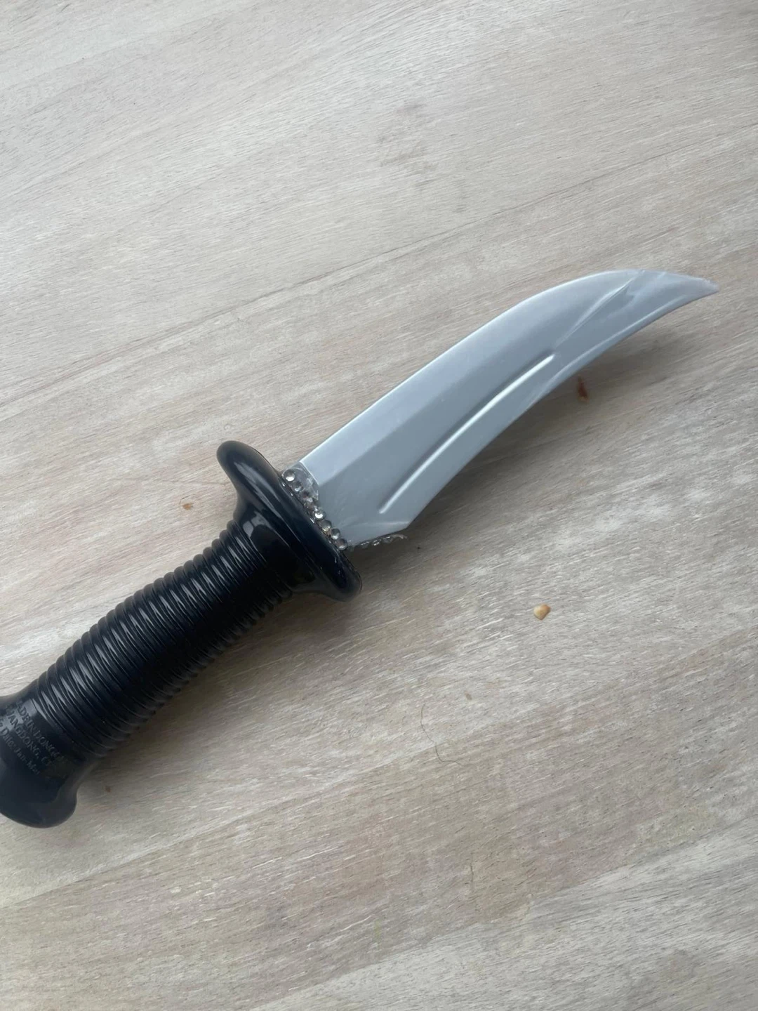 Toy Knife with Black Handle