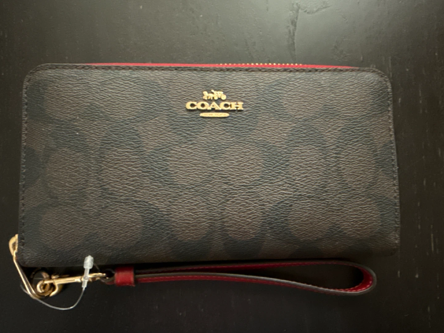 Coach Zip Around Wristlet Wallet
