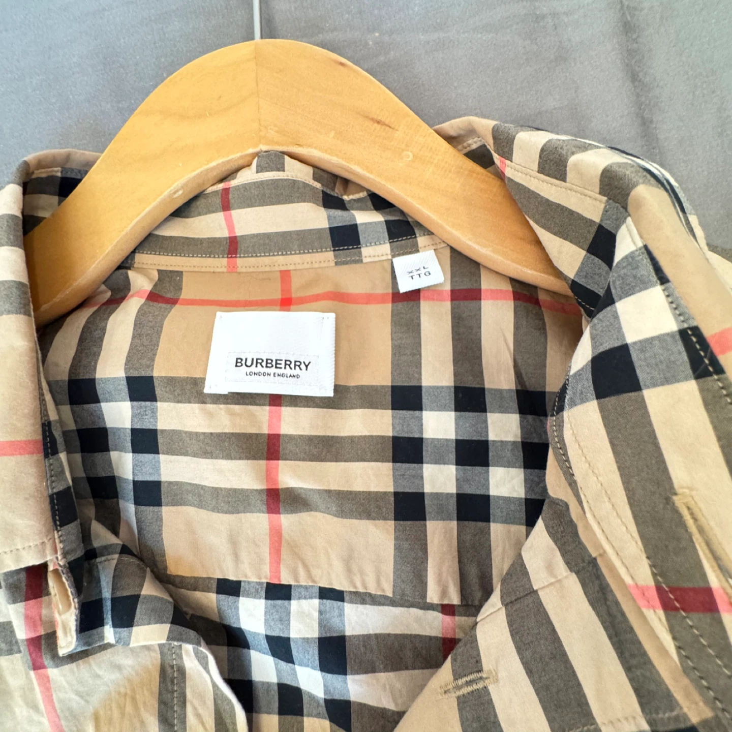 BURBERRY London England Classic Check Long Sleeve Shirt XXL - photo 3