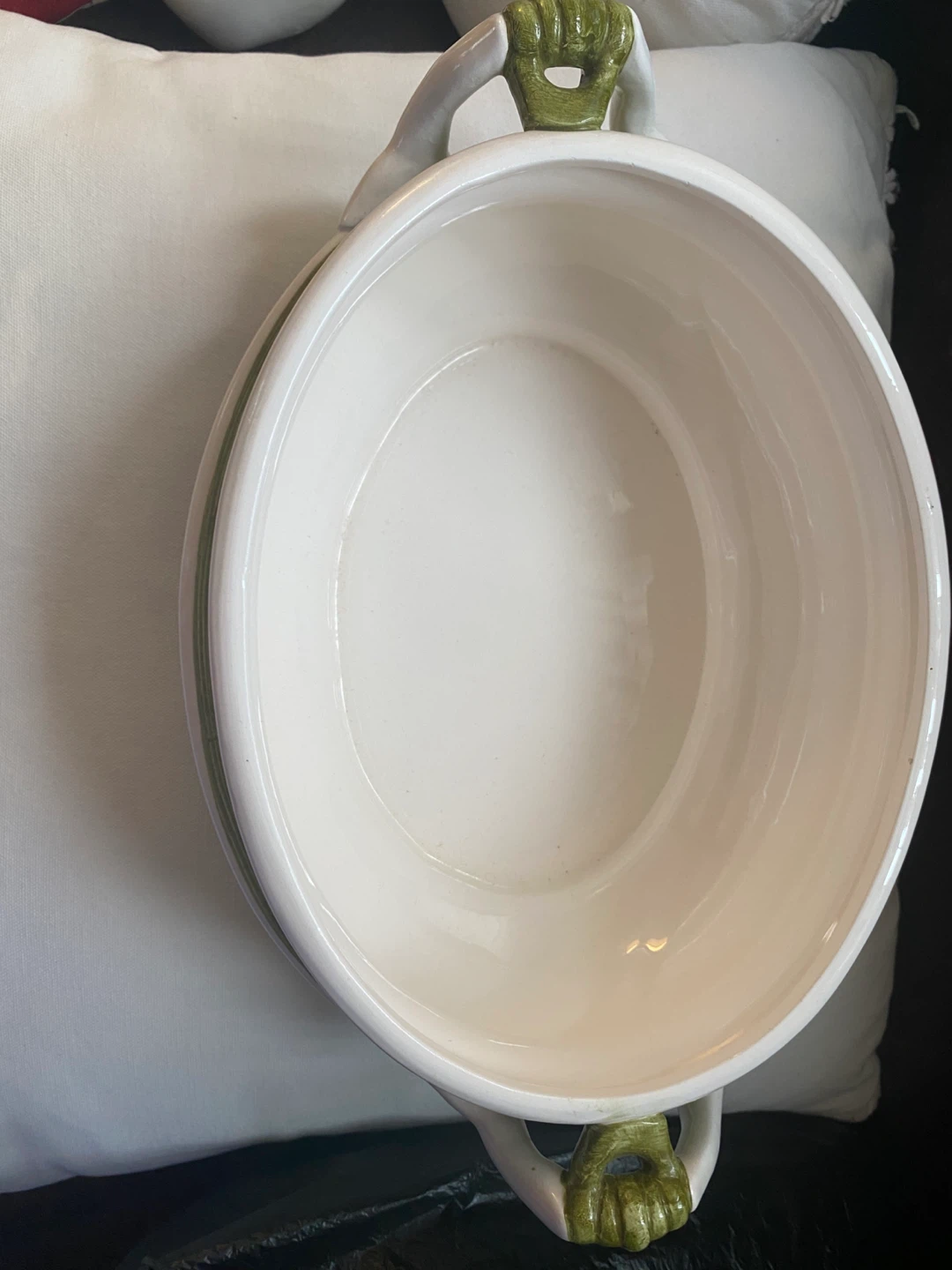 Ceramic Vegetable Soup Tureen with Ladle - photo 2