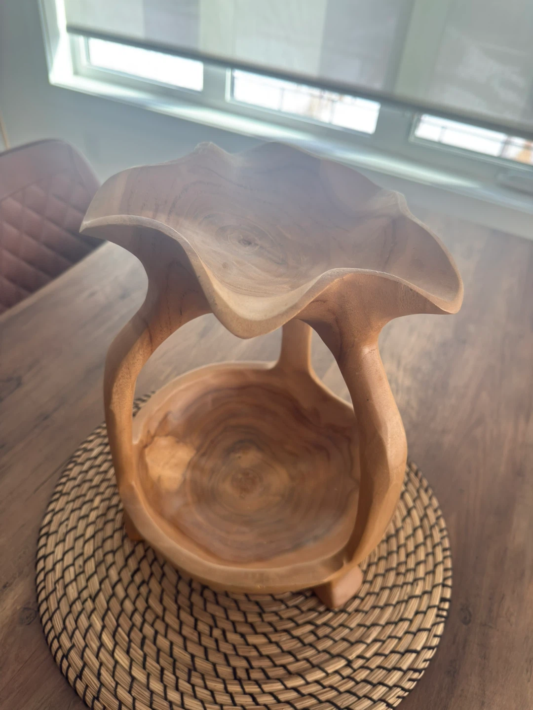 Wooden Decorative Bowl Stand - photo 2