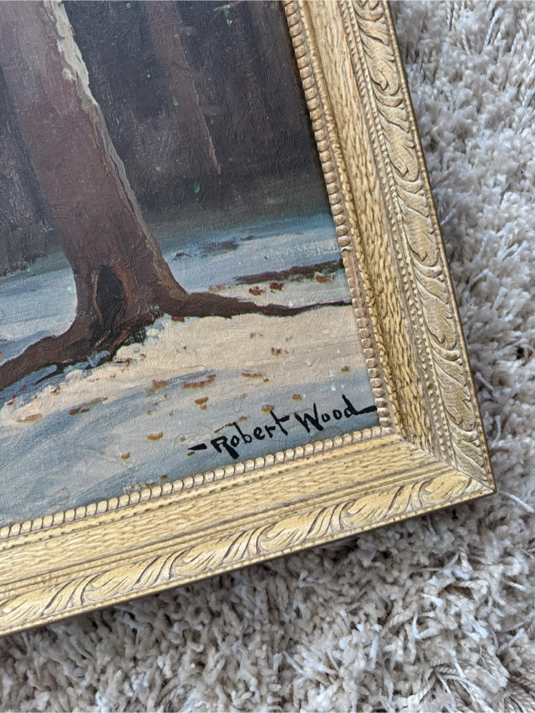 Vintage Framed Painting 16"x20" - photo 4