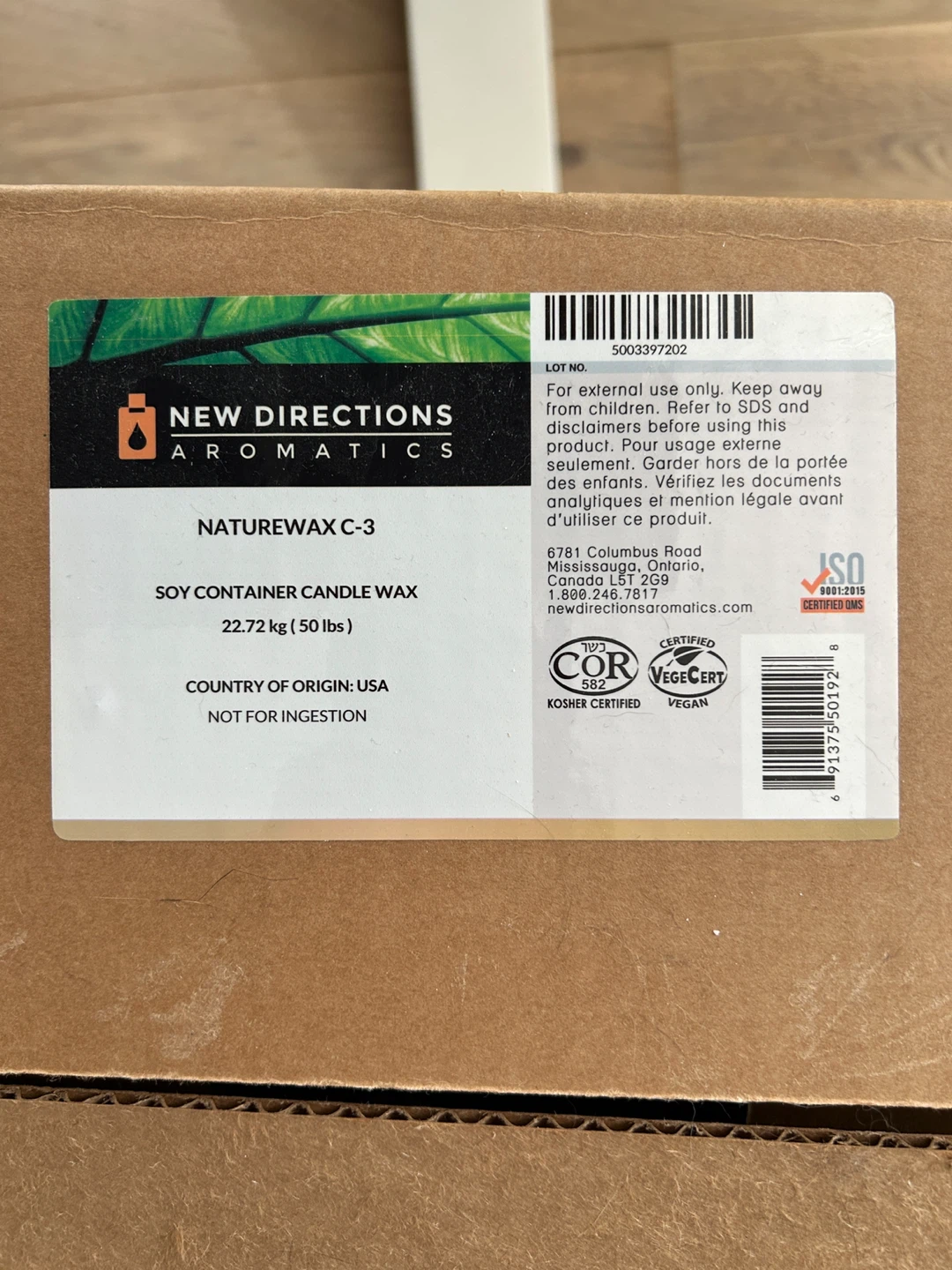 Cargill C-3 Nature soy wax 50lb  for candle making