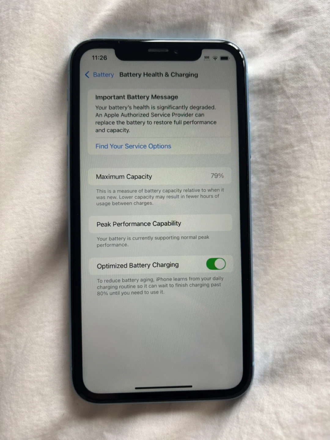 Apple iPhone XR - Blue 64GB - photo 3