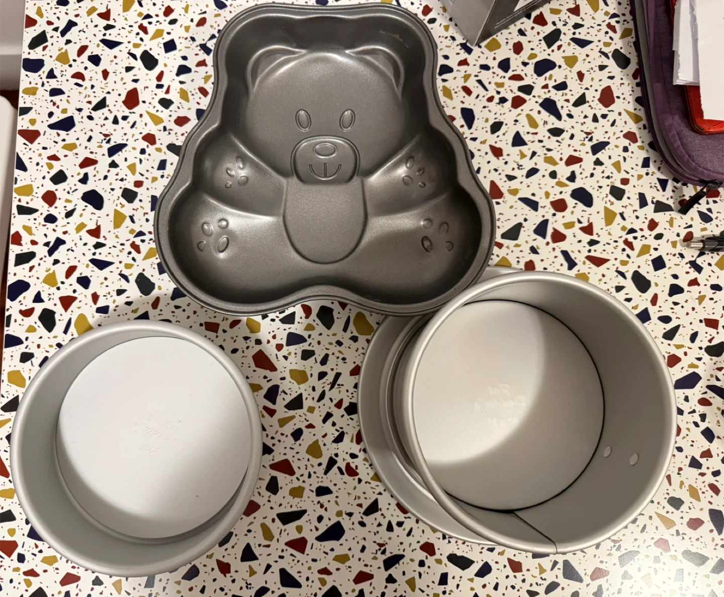 Baking Pan Set - Teddy Bear and Muffin Tin