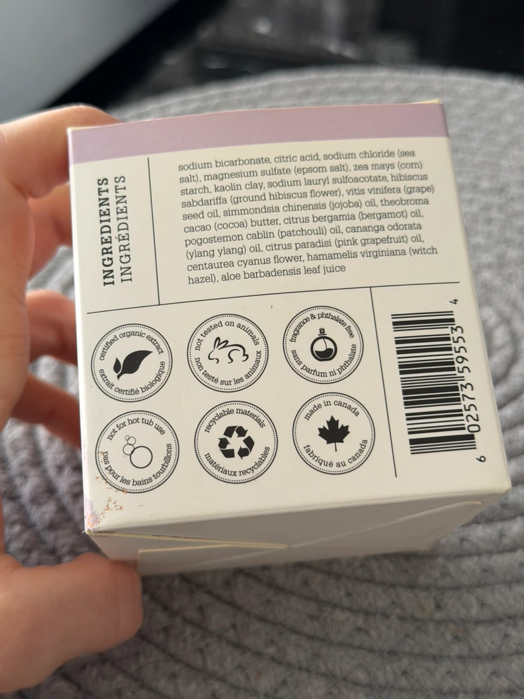 Bath Bomb - Patchouli + Pink Grapefruit - photo 2