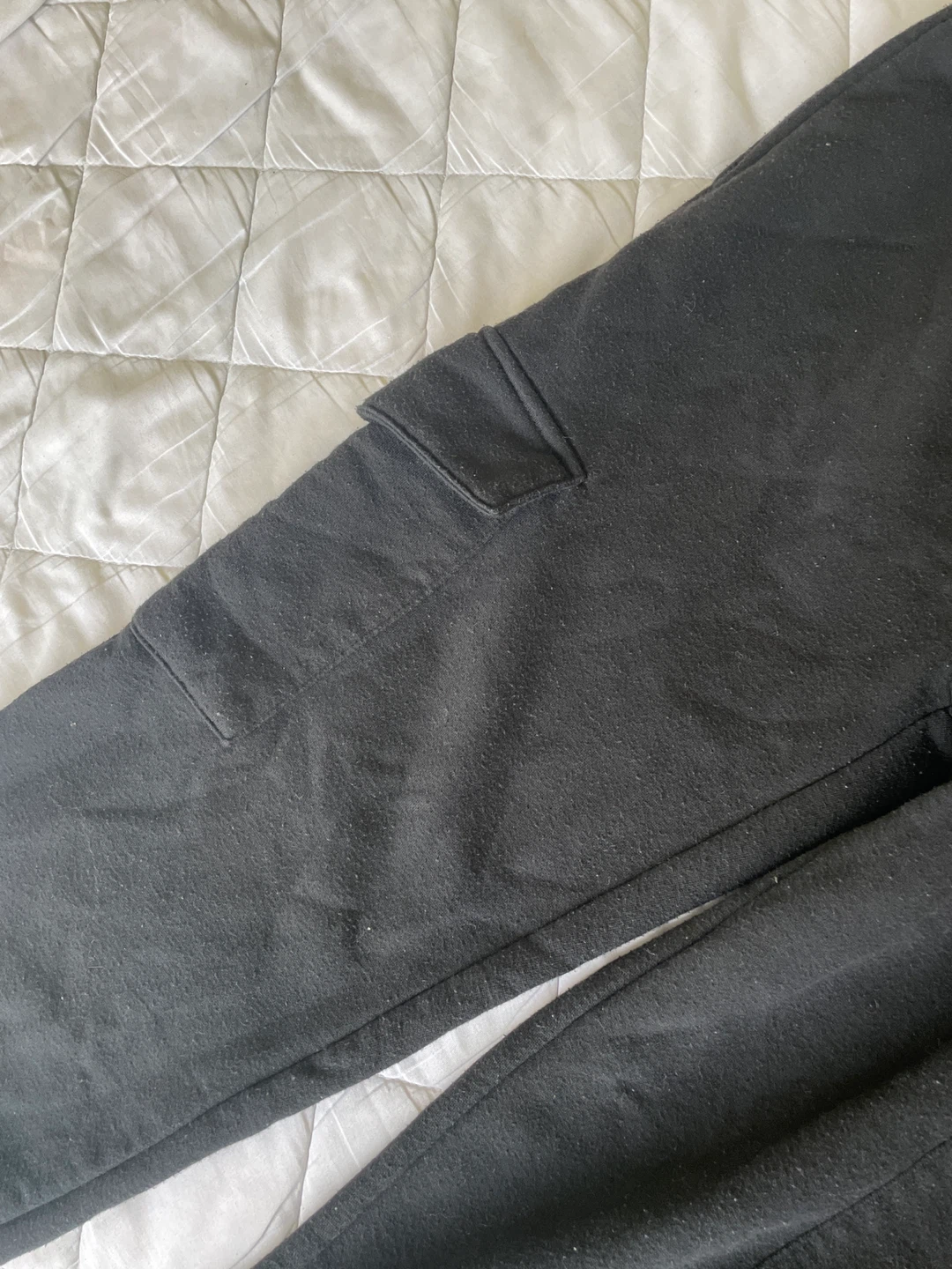 Black Cargo Sweatpants - photo 2