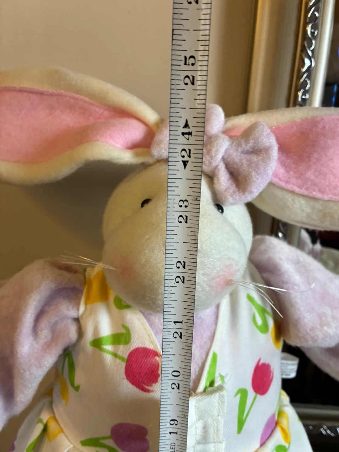 $7 big doll toy Easter Rabbit spring adjustable decor holiday - photo 5