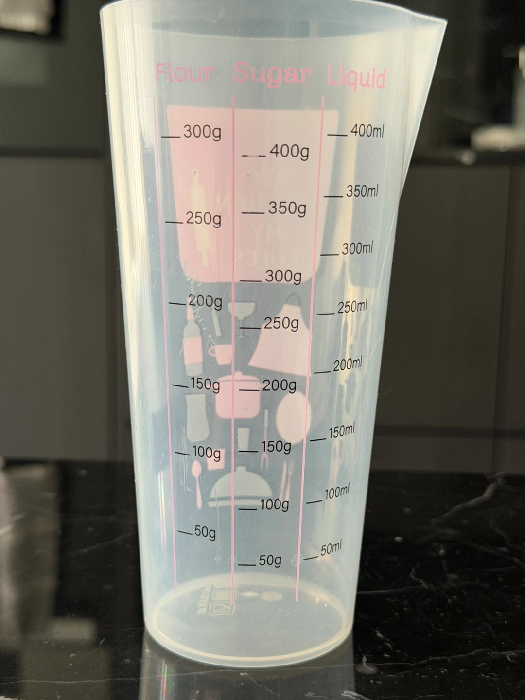 Plastic Measuring Cup - Flour, Sugar, Liquid