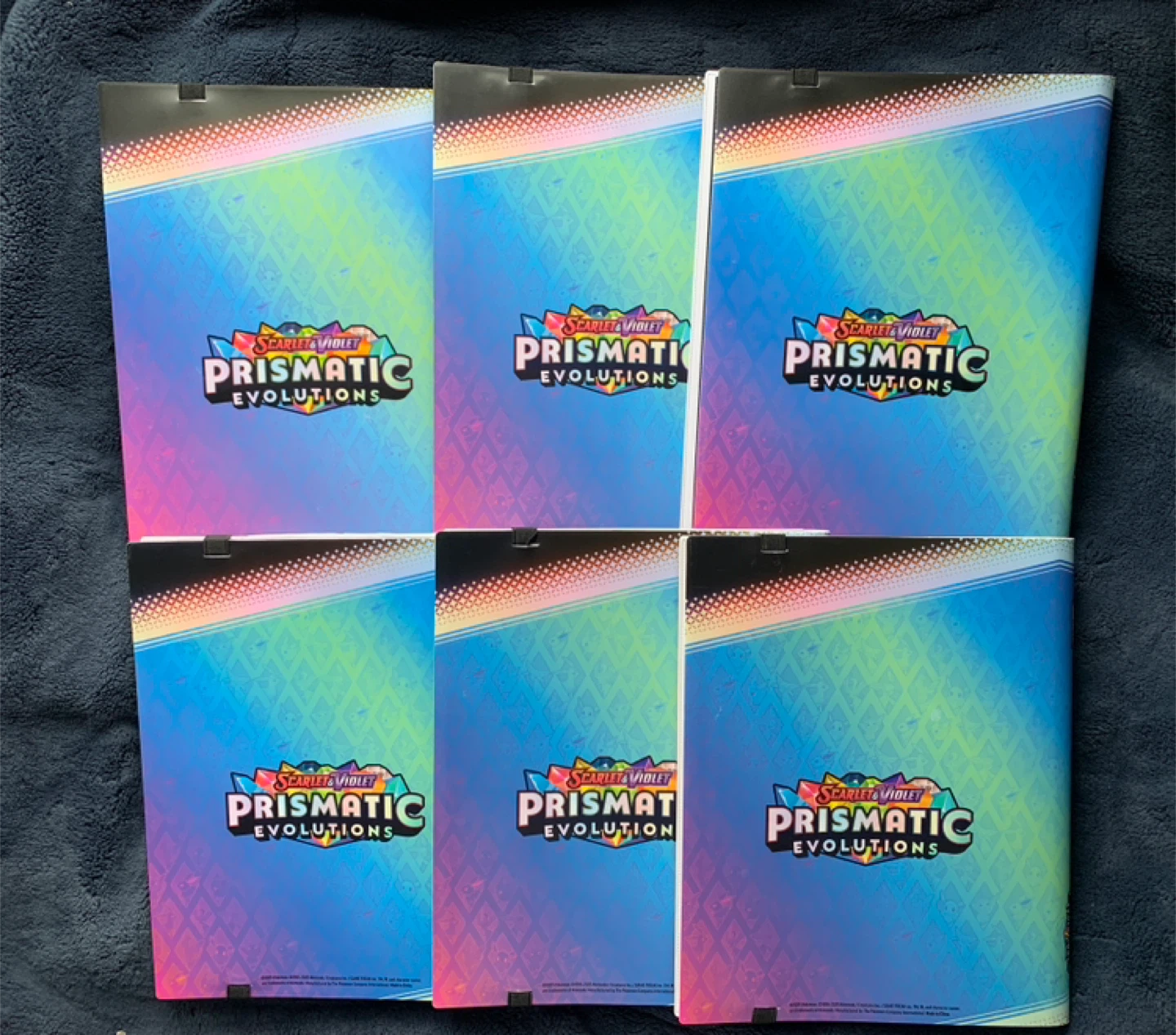 New Eevee Prismatic Evolutions Pokemon Binder (One Unit) - photo 2