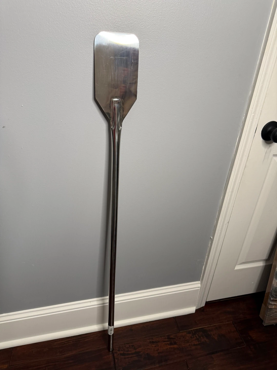 Winco Stainless Steel Mixing Paddle - 48 Inch