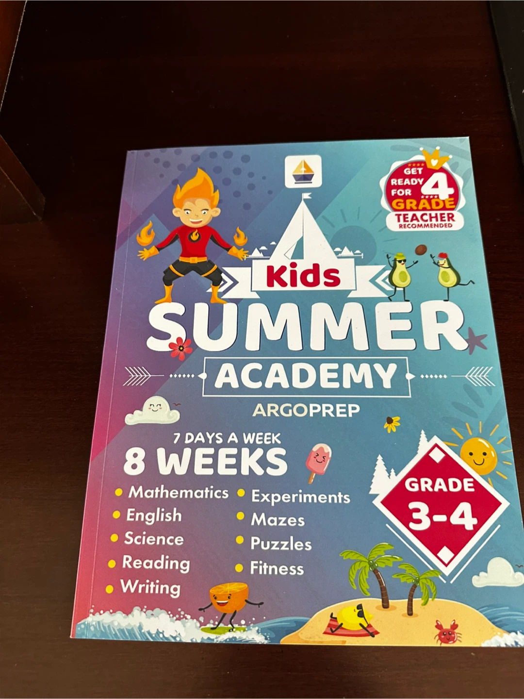 Kids Summer Academy Workbook Grade 3-4