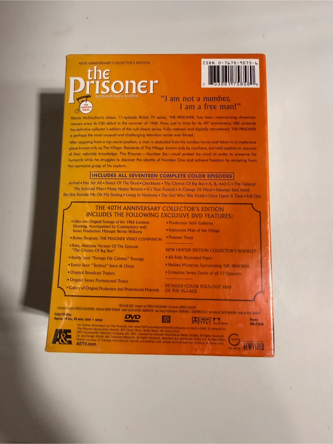 The Prisoner: 40th Anniversary Collector's Edition DVD Set - photo 2